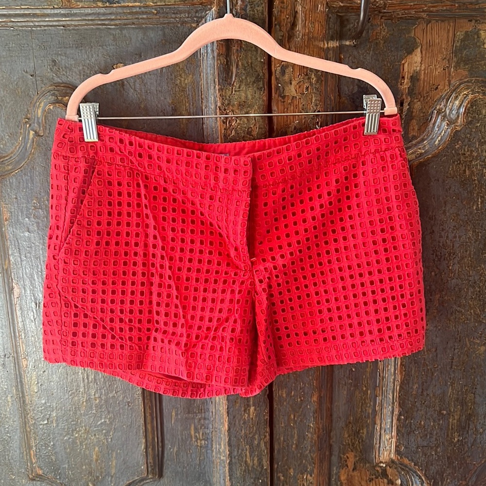 Women’s shorts, size 12 red